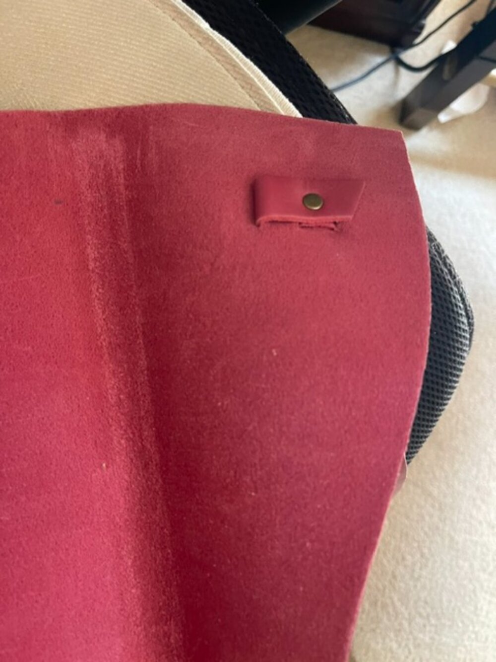 PORTLAND LEATHER WRAP NOTEBOOK IN BURGUNDY - Picture 9 of 9